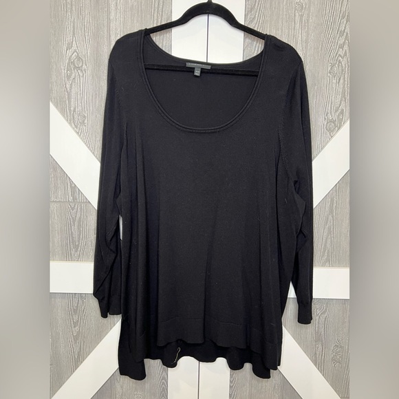 Lane Bryant Scoop Neck Sweater Black 26/28 - Picture 1 of 5